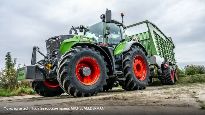 Трактора Fendt 700 Vario Gen7 в «базе» получат шины Vredestein