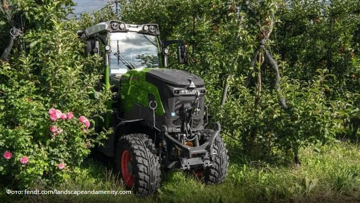 Fendt показал новый трактор e107 V Vario с электромотором