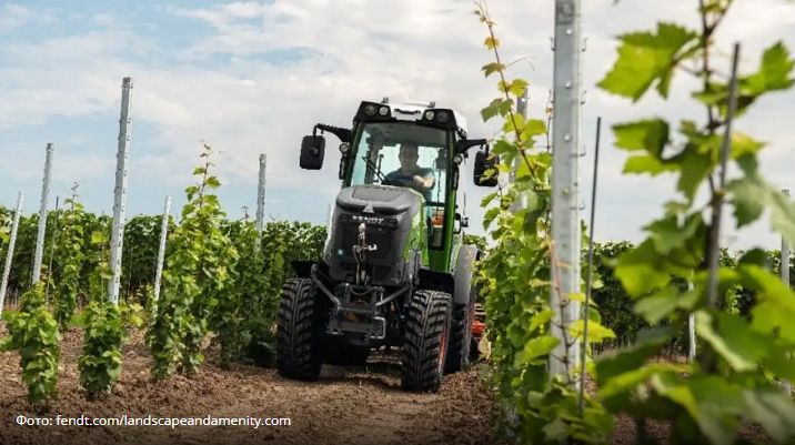 Fendt показал новый трактор e107 V Vario с электромотором